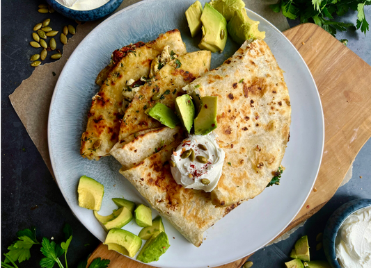 Za’atar Breakfast Toasties with Feta Crunch